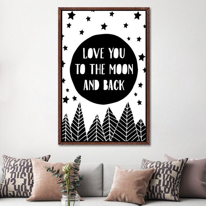 To The Moon by The Native State - Gallery-Wrapped Canvas Giclée on Canvas, 152.5 cm H x 101.5 cm W, Classic Wood Framed