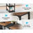 Zina 90.55'' W Rectangle Double Computer Desk-1301741941