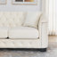 Canapé Chesterfield moderne de 77 pouces en velours