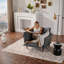 Fauteuil d'appoint simple de style moderne en chenille de style moderne