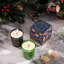 Bougie de Noël parfumée en forme de pin