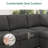 Honbay L Shaped Sleeper Sectional Sofa Couch With Storage Seat Beige-117494801