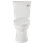 Toilette allongée deux pièces VorMax 1,28 GPF (économe en eau) (siège inclus)