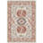 Pender Red Beige Moroccan Cotton Chenille Area Rug-1786497805