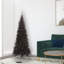 Black Fir Slim Artificial Christmas Tree-793839422-757686097