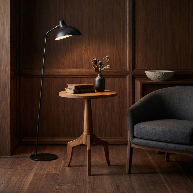Table de bout atomique teck