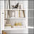 Durable Metal Kitchen Pantry Cabinet With 5 Adjustable Shelves, 72 Inch Tall Freestanding Storage For Home Organization