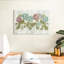 Harnek, rangée vibrante d'hortensias sur bois-106428070