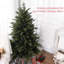 Arbre de Noël de 5 pi, 1309 pointes, branches articulées, support pliable, installation facile pour arbre de bureau artificiel avec base en métal stable, à assembler, idéal pour la maison et les vacances