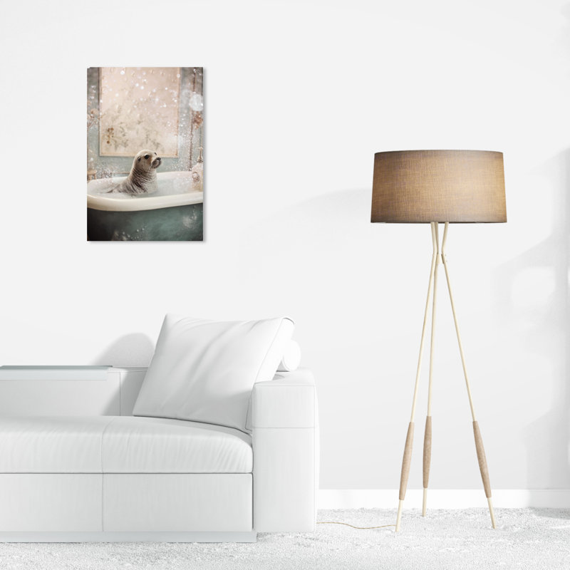 Baignoire phoque Seal par Wynwood Studio, H 24 po x l 16 po x P 0,8 po