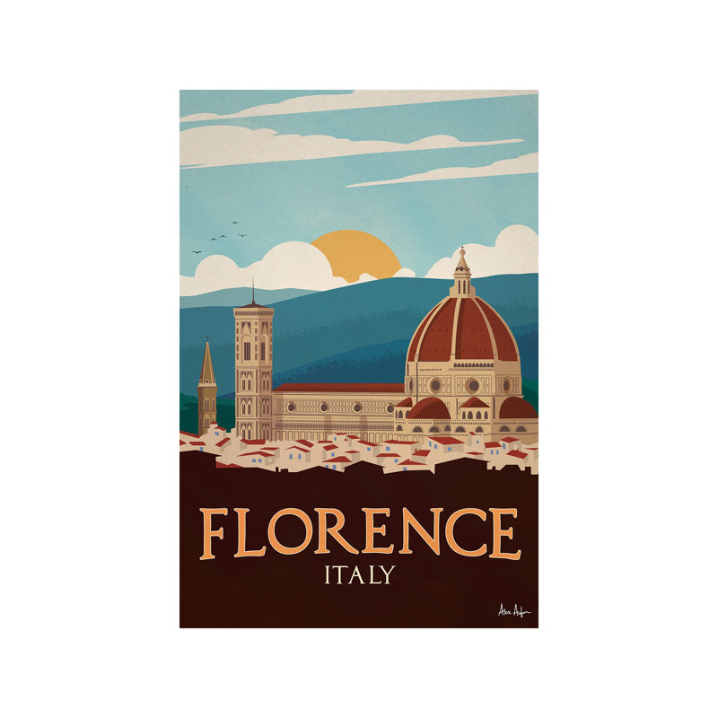Florence by IdeaStorm Studios - No Frame Print on Canvas, 66.04 cm H x 45.72 cm W x 3.175 cm D