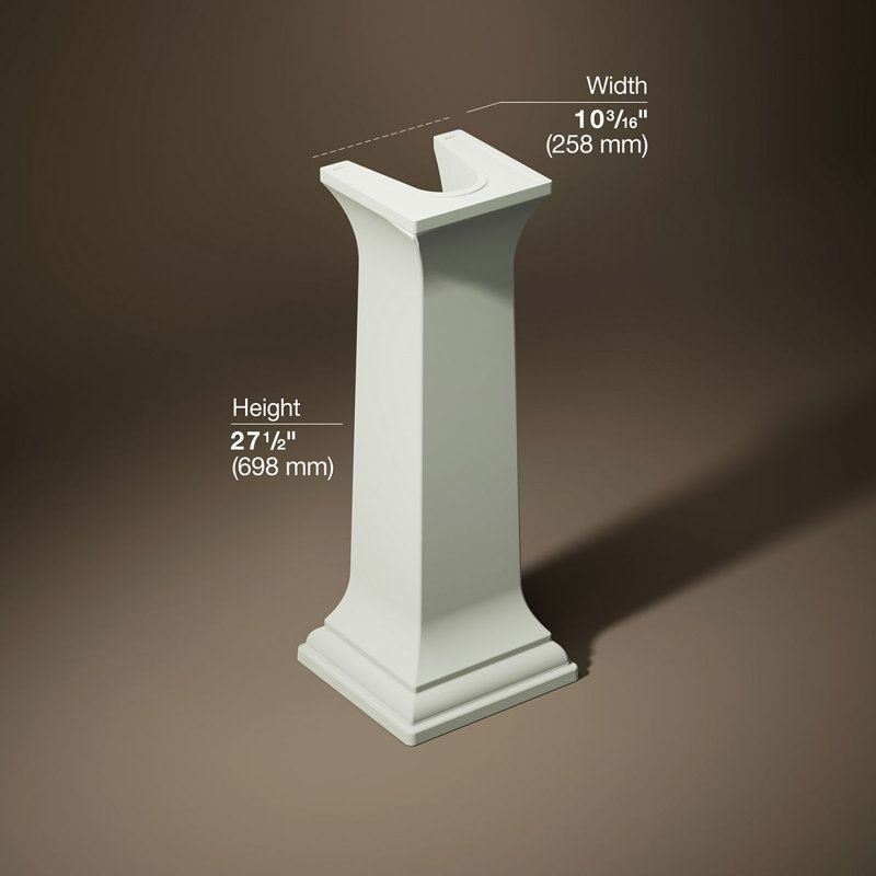 Memoirs® Bathroom Sink Pedestal, Dune