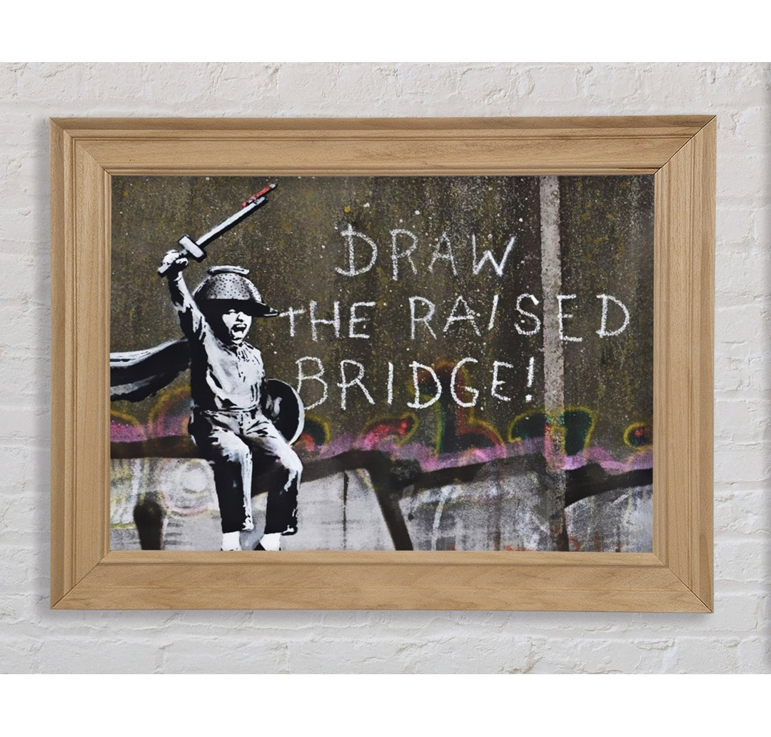 Draw The Raised Bridge - Einzelne Bilderrahmen Kunstdrucke