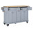 Kitchen Island With Rubber Wood Countertop-1657147864