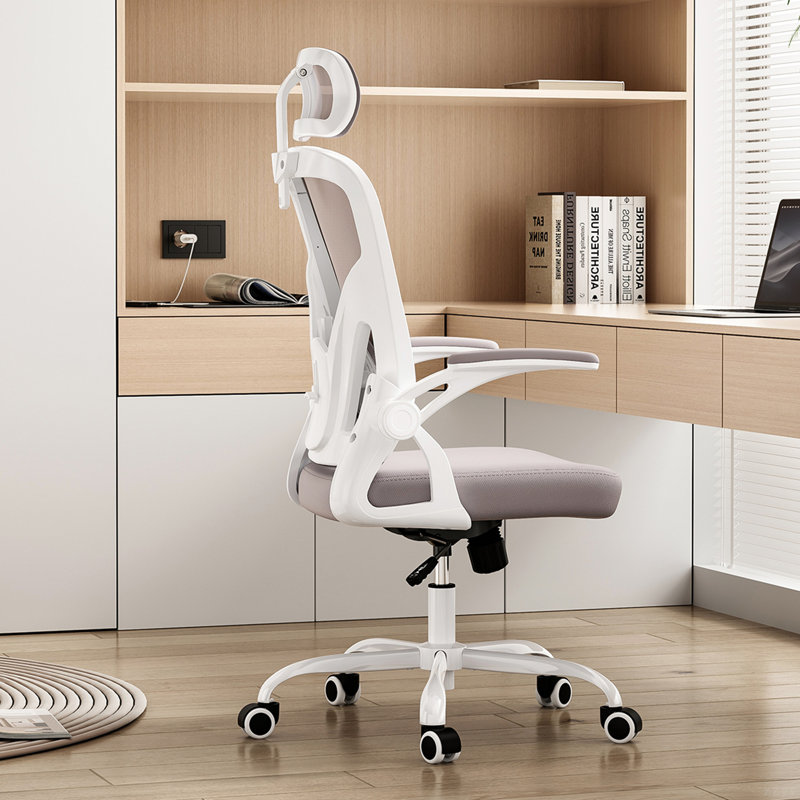 Ergonomic Office Chair, Home Office Desk Chair With Headrest, High Back Computer Chair With Armrests And Adjustable Lumbar Support For Home Office Study Room