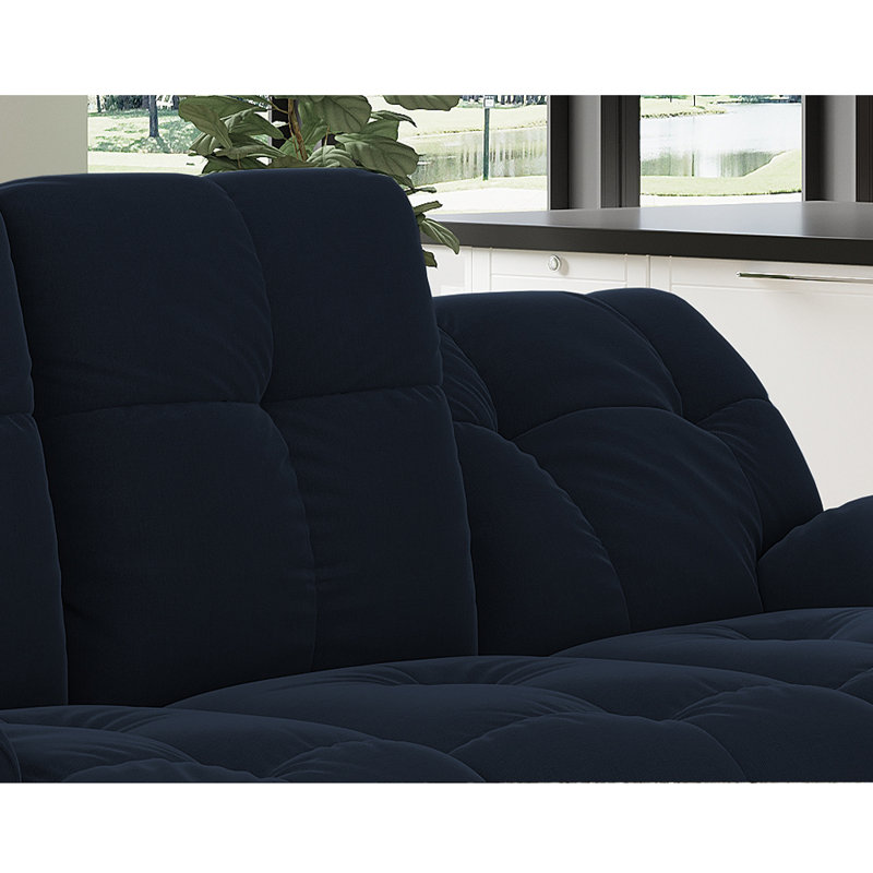 Liola 3 Seater Reclining Sofa, Blue