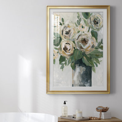 " Floral Depth " Painting Print