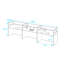 Bureau rectangulaire pour 3 personnes-126182639