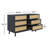 Andreq 46.93'' W 6-Drawer Double Dresser-701655528