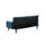 Canapé-lit convertible de 72 po avec porte-gobelet et table escamotable