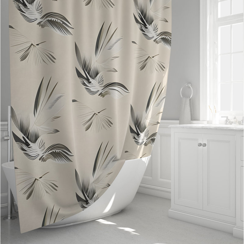 Rideau de douche Cvetka, H 72 po x l 70 po