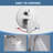 Wall Mounted Solid Brass Complete Shower System,5 Functions Shower Kit With Rough-In Valve-122272242