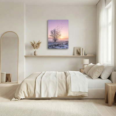 Art mural sur toile Frosty Tree