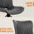 Upholstered Mid-century Modern Dining Chairs Swivel Dining Room Chairs-685401436