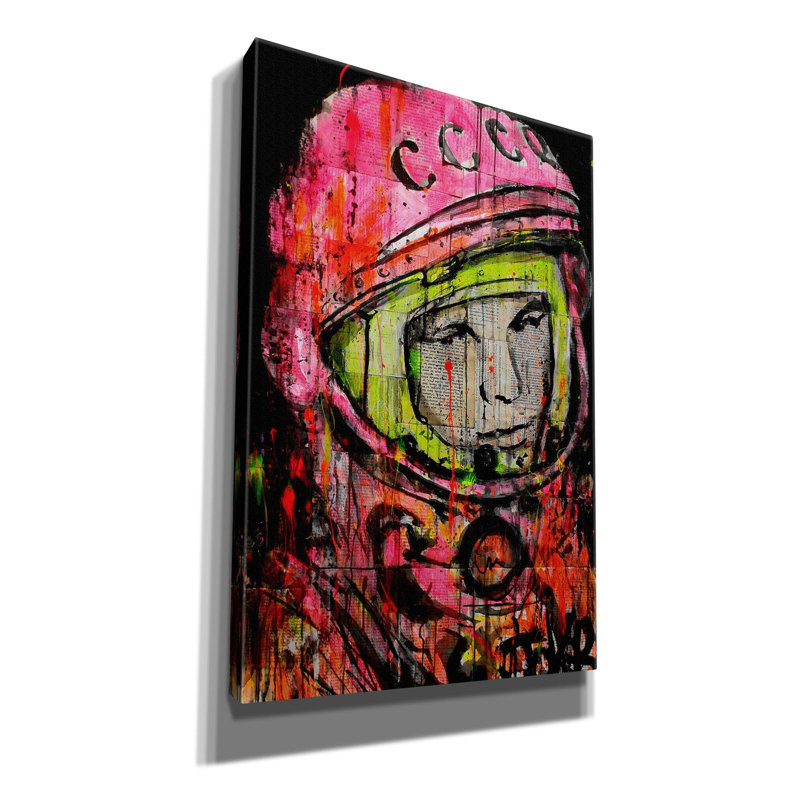 «Neon Starman» par Loui Jover, art mural sur toile, 18 po x 26 po, H 18 po x l 12 po x P 0,75 po