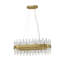 10 - Light Gold Crystal Pendant