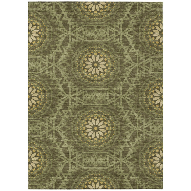 Bungalow Rose Kaycey Geometric Indoor / Outdoor Rug & Reviews | Wayfair