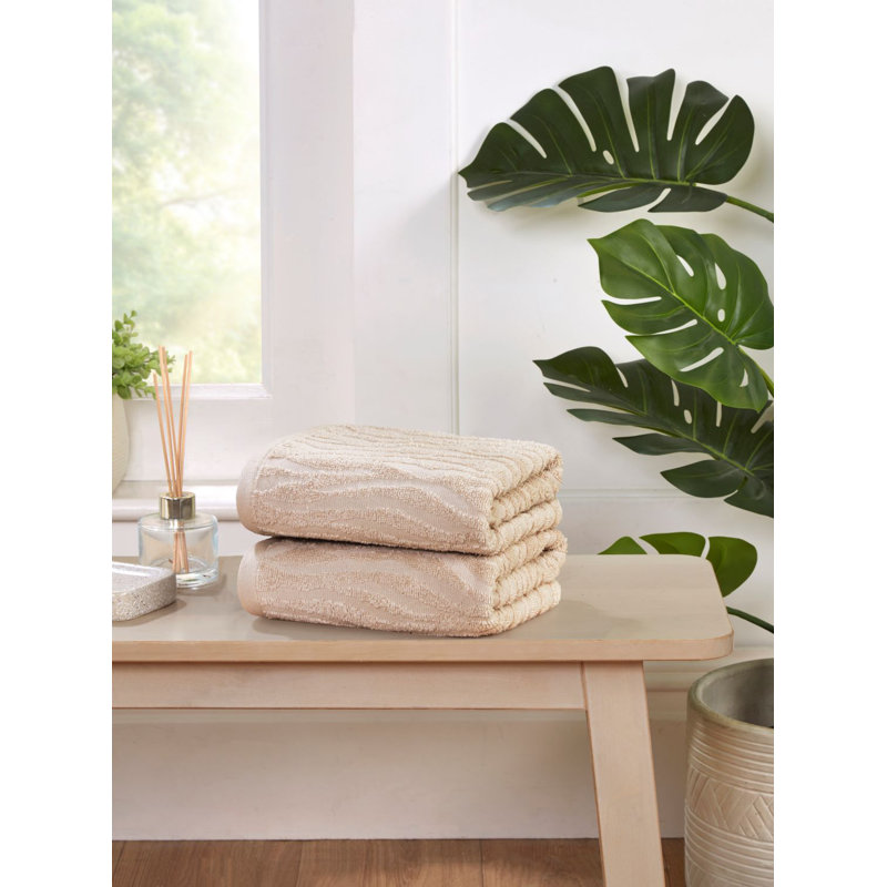 Daly 100% Cotton Bath Sheet, Cream