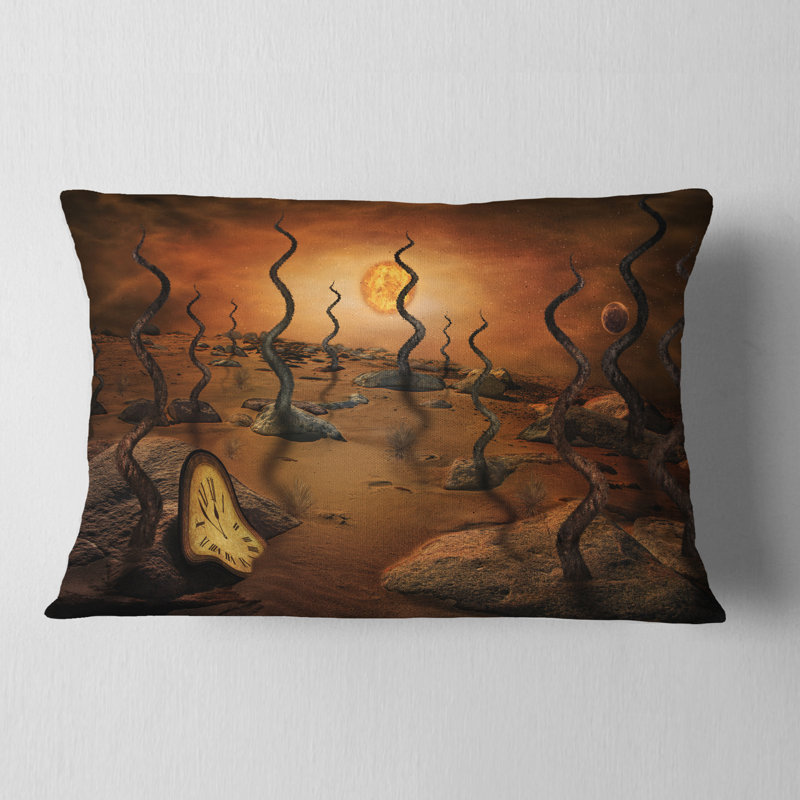 Looking to Future - Abstract Printed Pillow