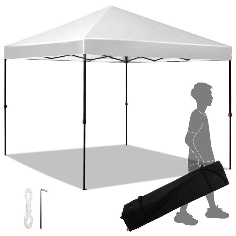 3 x 3m Folding Gazebo, Waterproof, Stable, Winterproof, White