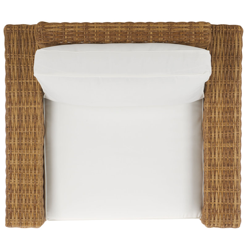 Margarita Wicker Patio Chair, Natural