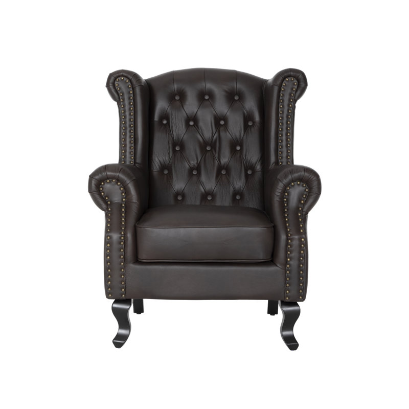 Panavista Wingback Chair, Brown