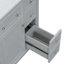 Meuble-lavabo simple 36,11 po avec dessus en céramique Giano-143945913