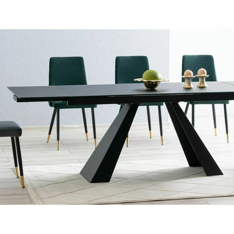 Tallula Glass Top Dining Table