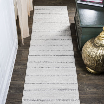 Tapis crème / gris Redrick