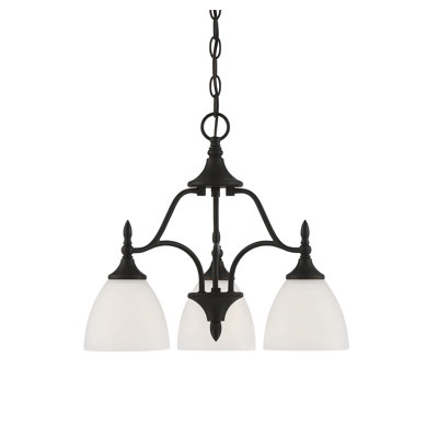 Lustre classique à 3 lumières Sennott