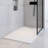 Emberveil Marble Black SMC Shower Base 36" x 72" – Low Profile Anti-Slip Stone Texture with Side Drain-126046619