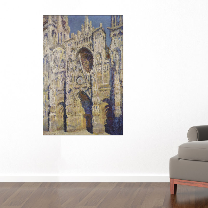 Claude Monet - No Frame Painting on Wood, 135cm H x 90cm W x 1.8cm D