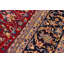 Tapis rouge vintage en laine noué à la main Kashan Taylor - 10 pi 0 po x 13 pi 1 po