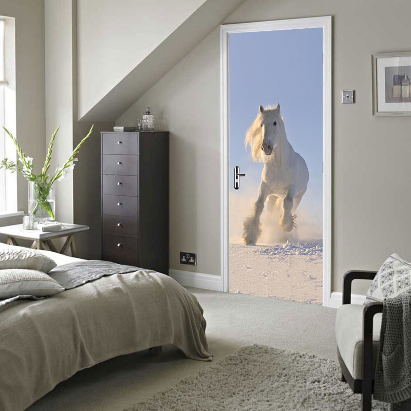 Décalcomanie murale cheval