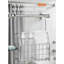Grand organisateur suspendu antirouille pour panier de douche, panier de douche en acier inoxydable 304 pour salle de bain et baignoire, support de douche pour shampooing, revitalisant, savon et accessoires de bain