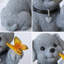 Statue chiot et papillon