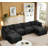 Modular Sectional Sofa U Shaped Couch Set-121425038
