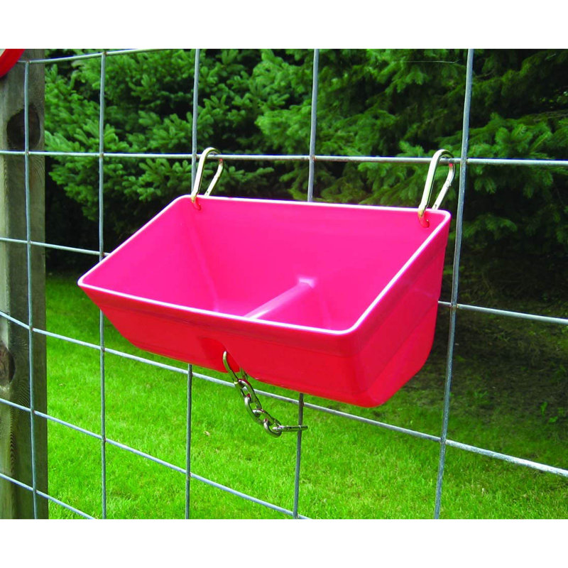 Seau d'alimentation, Rouge