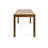 Geneus Dining Table With Slat Design Top