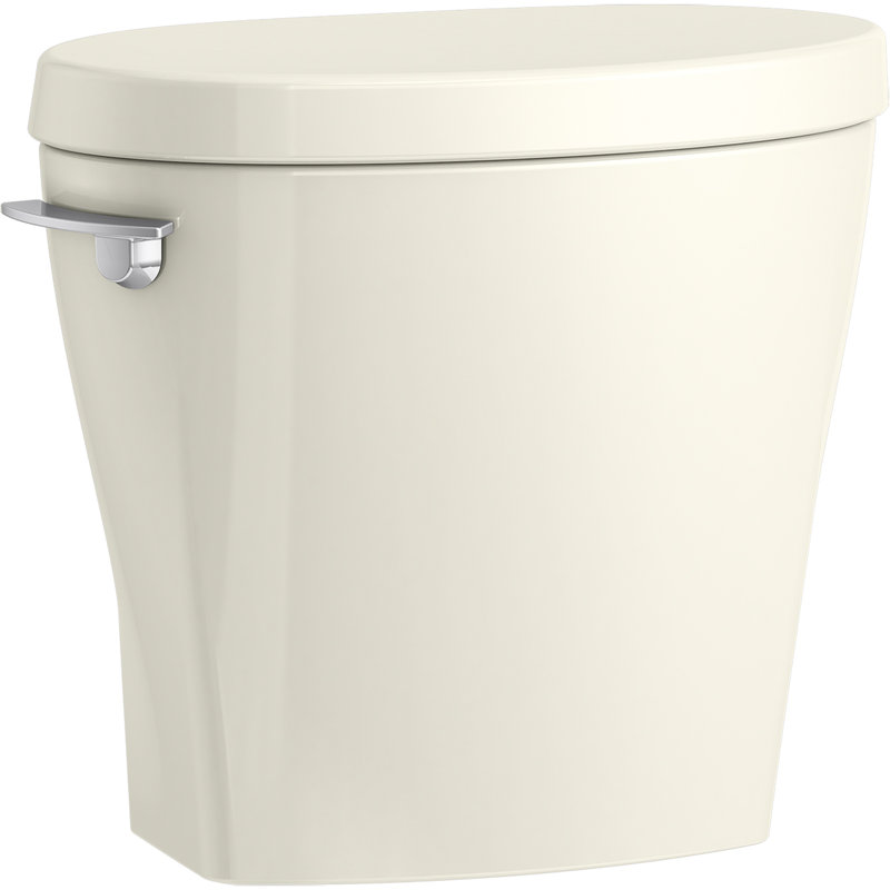 Betello with Continuous Clean 1.28 Gpf Toilet Tank with Aquapiston Flushing Technology and Left-Hand Trip Lever, Biscuit
